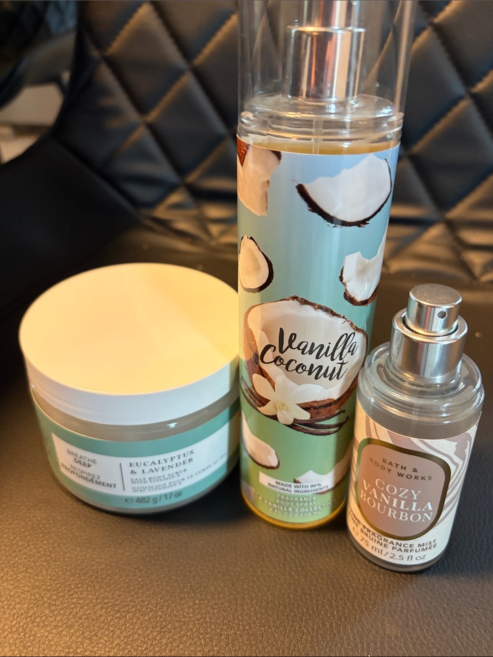 Bath & Body Works Cozy Vanilla Bourbon Fragrance Mist - Beige